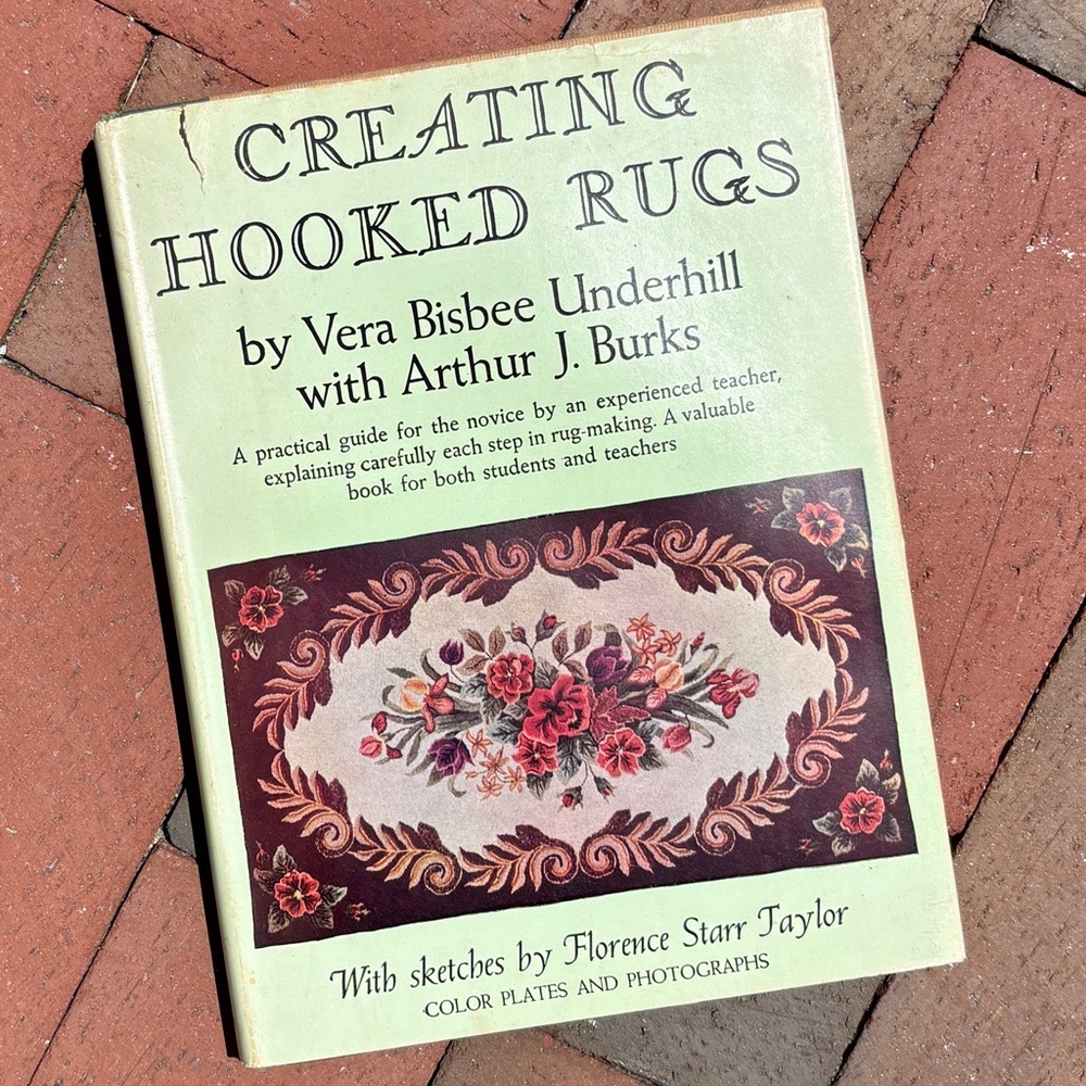1951 Creating Hooked Rugs Rug Making MCM Mid Century Crafts
